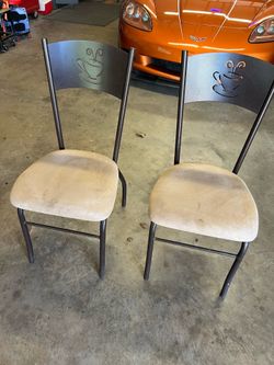 2 bistro chairs