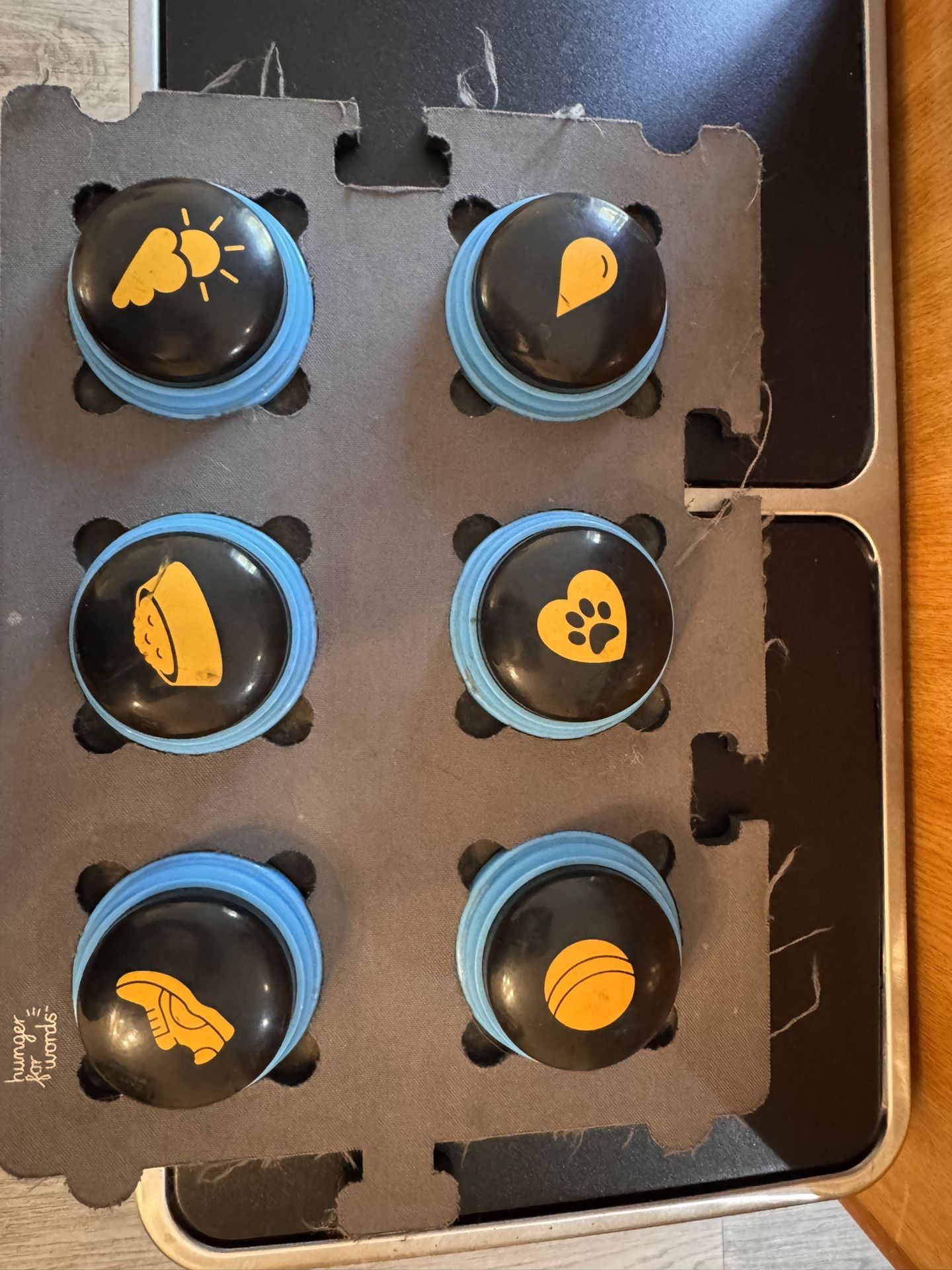 Talking Pet Essential Words 6-Piece Buttons for Dog