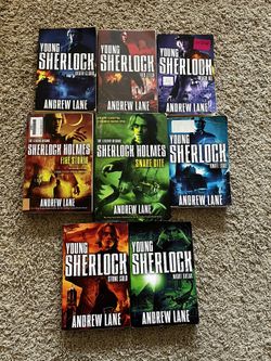 Young Sherlock Holmes by Andrew Lane 8 books in good condition