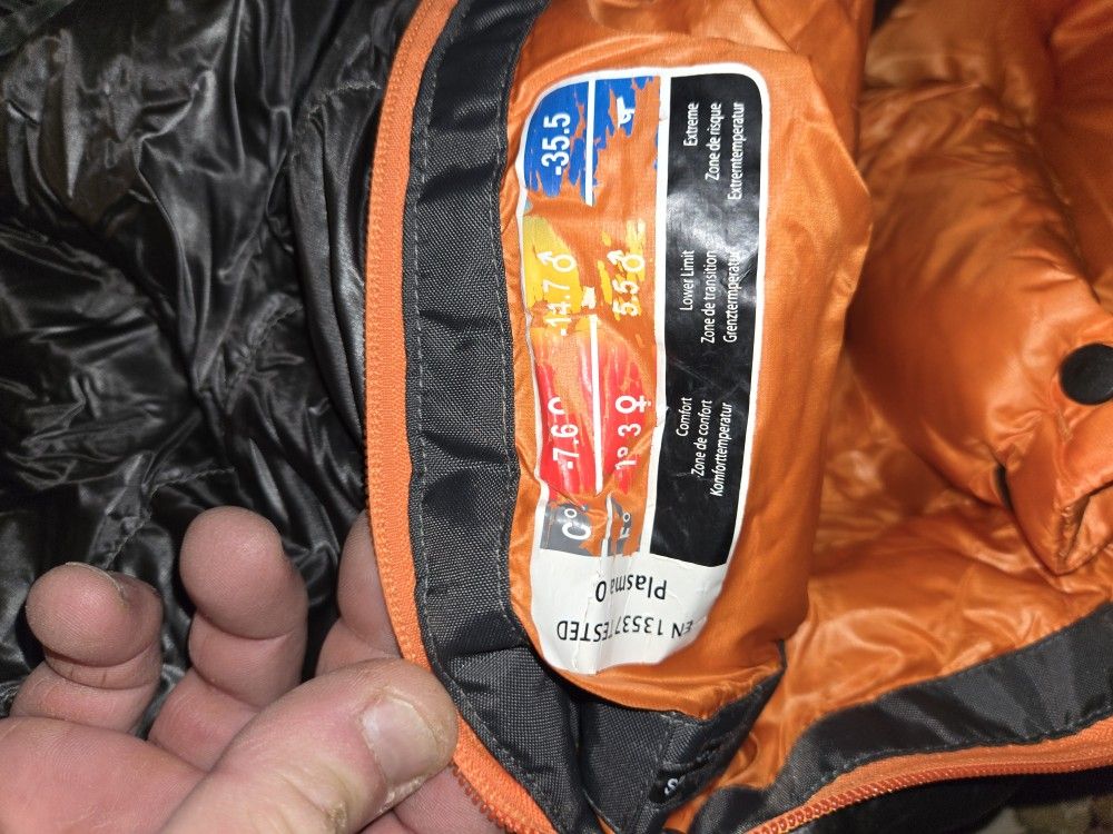 Marmot Sleeping Bag Barely Used