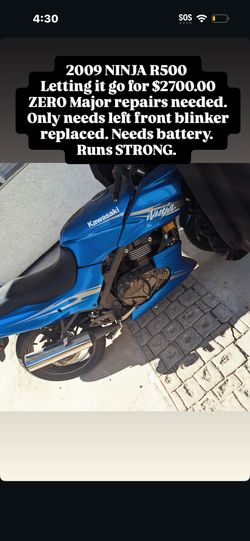 2009 NINJA R500