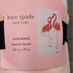 Kate Spade Flamingo Beach Towel