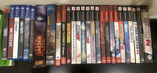 playstation 2 game cds etc