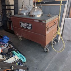 Job Box Toolbox Upgraded With Industrial Casters And Outlets 