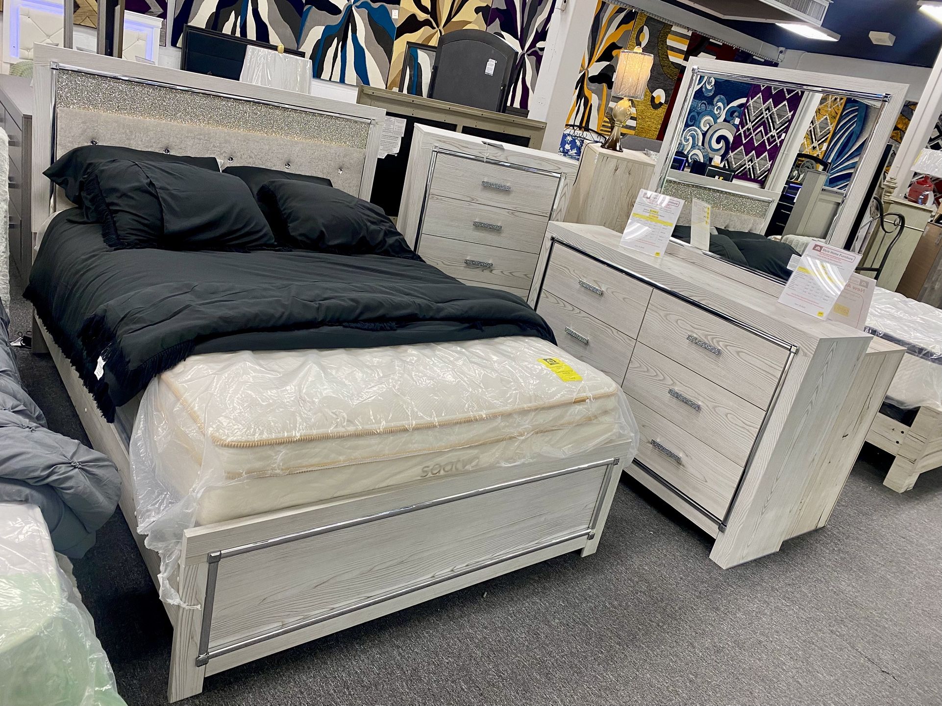 4pc Queen Size Bedframe Set $1,599