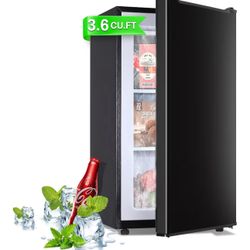 Maine Mini Upright freezer, 3.6 Cubic Feet, Single Door Compact Freezer
