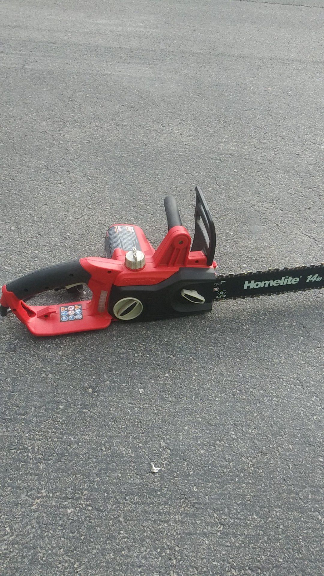 Electric Homelite chainsaw