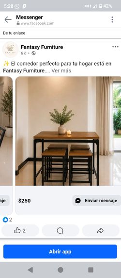 I'm selling a dining set.