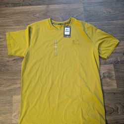 Underarmor Yellow Cotton T Shirt 