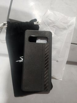 Samsung S10 Alcantara & Real Carbon Fiber Case