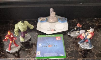 Disney Infinity Starter Set Plus Hulk Figurine For Game