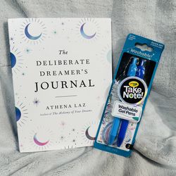 Brand New! Dream Journal & 2 Quick-Dry Washable Gel Pens
