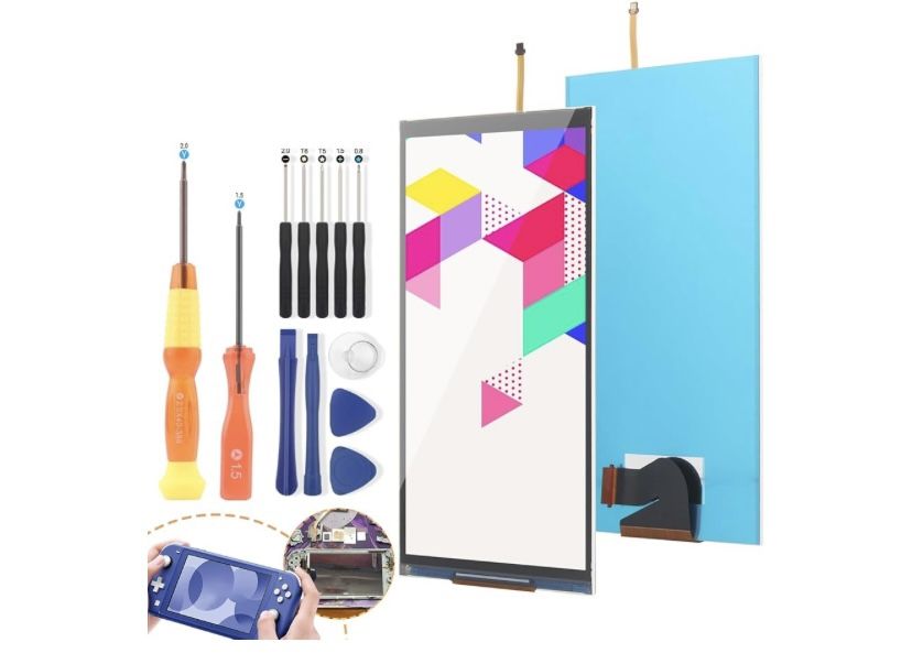 YWLRONG for Nintendo Switch Lite Screen Replacement Kit