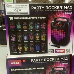 Ion Party Rocker Max Portable Bluetooth Speaker – 120 Watts $100