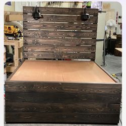 Solid Wood Bed 