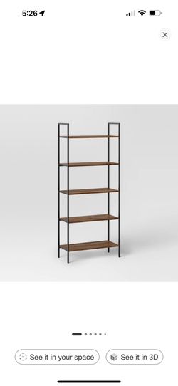 72-Inch 5-Shelf Loring Ladder Book