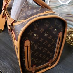 Pet Dog , Cat Animal, Brown Carrier