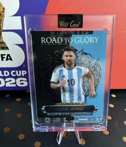 Road To Glory Lionel Messi 1/1 Color Match Card Rare Mint