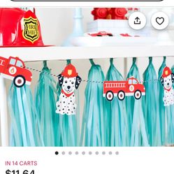 Fire Fighter Birthday Party Supplies 