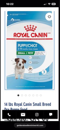 14 lbs Royal Canin Small Breed Dry Puppy Food