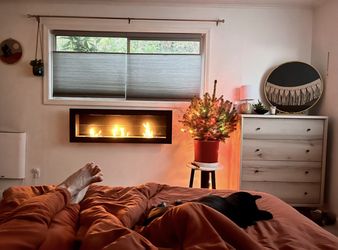 47” Wall Mounted Bio ethanol Fireplace