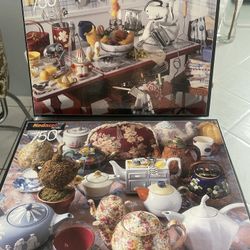 Pair of Kodacolor Puzzles vintage kitchen 750 Pieces- New