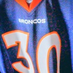 NFL Denver Broncos Vintage Jersey #30 Davis Size L Adults 