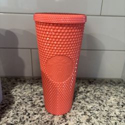 Starbucks Coral Pink Tumbler