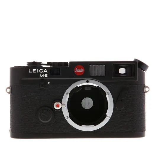 Leica M6 (0.72X Finder/28-135mm) 35mm Rangefinder Camera Body, Black Chrome