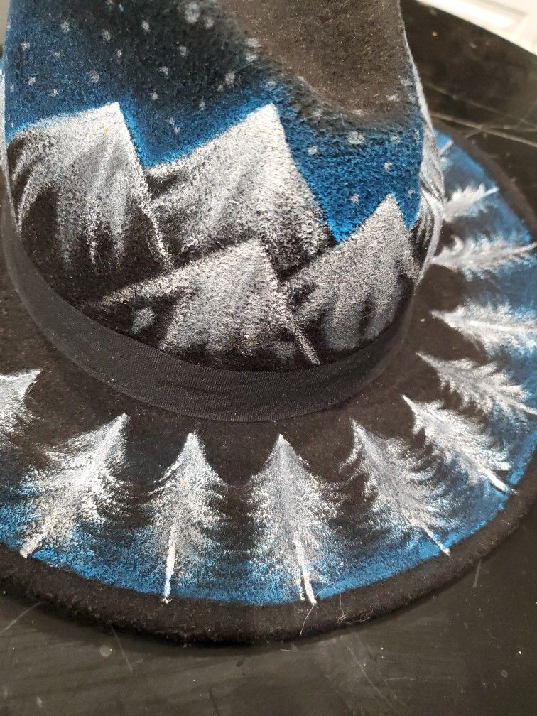 Custom painted Cowboy/Cowgirl Hat