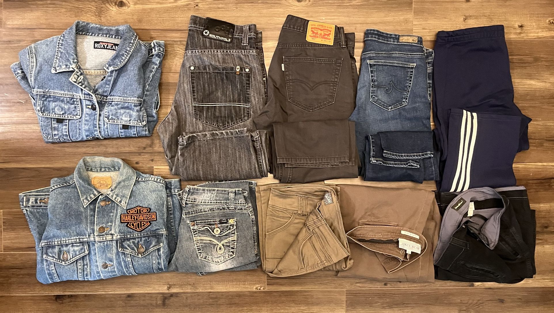 Women’s Denim Jacket & Pants Lot