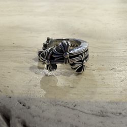 Chrome Hearts "Triple Cross" Ring