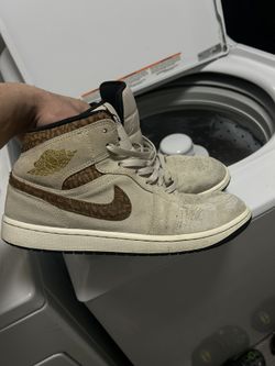 Nike Dunk Mid Se Elephant Print Used Good Condition 