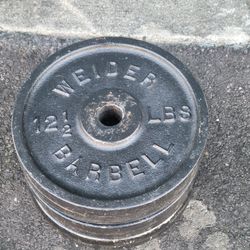 Standard Plates-12.5lbs Cash Only $15 Per Pair 
