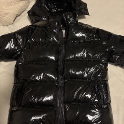 Moncler Black Maya Quilted Shell Puffer