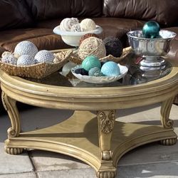 “AICO”Solid Wood Living Room Table & Decorations/Prices From $13 to $75