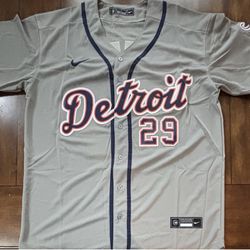 Detroit Tigers Tarik Skubal Gray Away Jersey Adult Large NWT