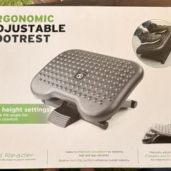 Ergonomic Adjustable Footrest- Brand New