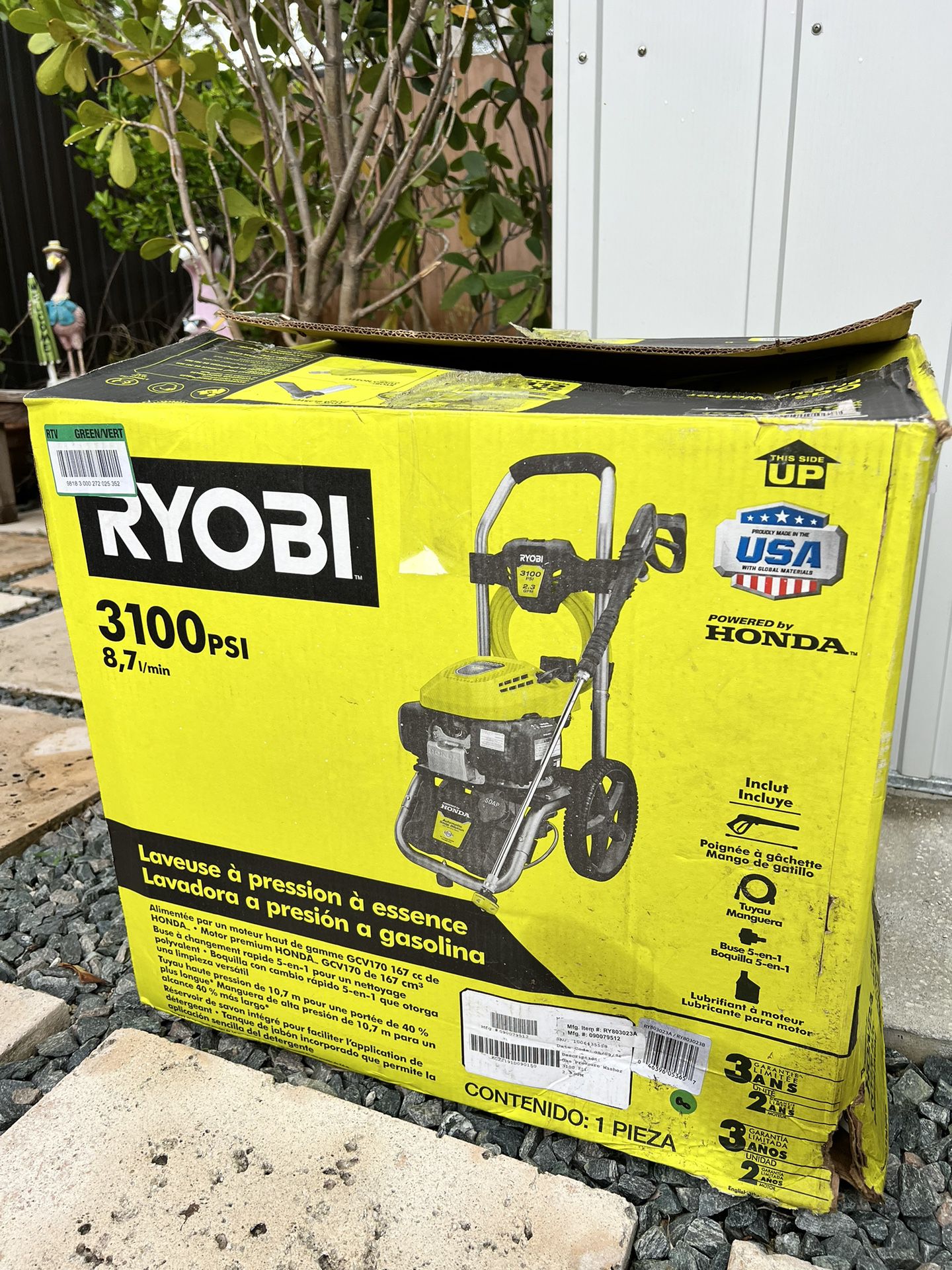 RYOBI 3100 Gas Pressure Washer ⛽️