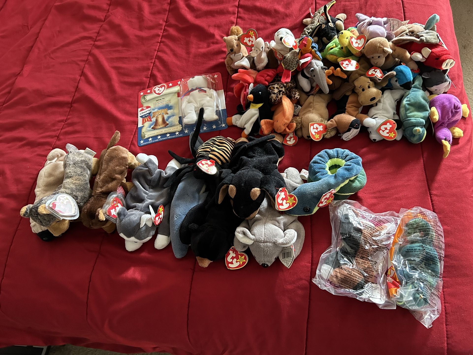 Beanie Babies And Teenie Beanie Babies
