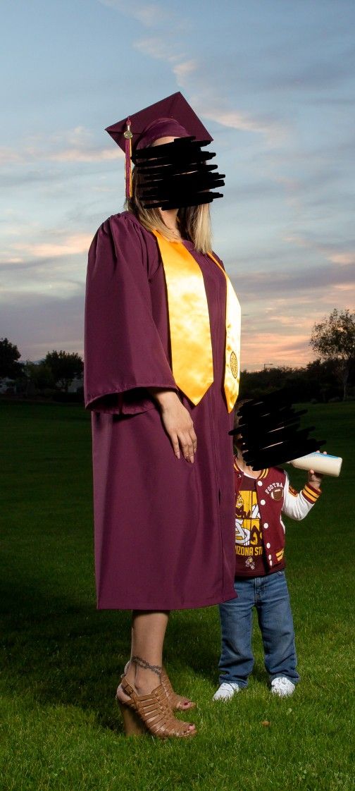 ASU Cap And Gown-Bachelors Degree