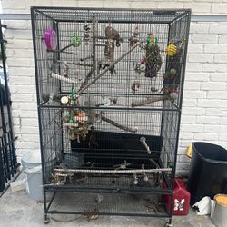 Rolling Bird Cage