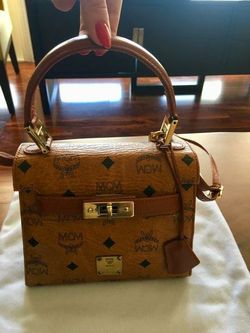 MCM authentic italian purse/ satchel in like new condition!!