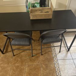 Black Office Computer Desk
