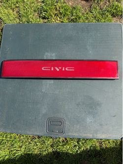88-89 Honda Civic Hatchback OEM Rear Center Garnish Finish Panel.