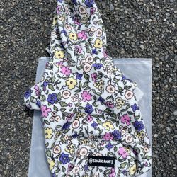 Sparks dog Flower Hoodie Size Med 