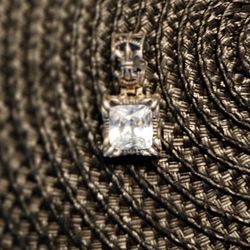 925 Sterling Silver Cubic Zirconia Silpada Uptown Pendant