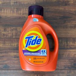 Tide Laundry Detergent: Spring Meadow Scent  80 oz