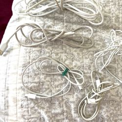 Five iPhone phone cords
