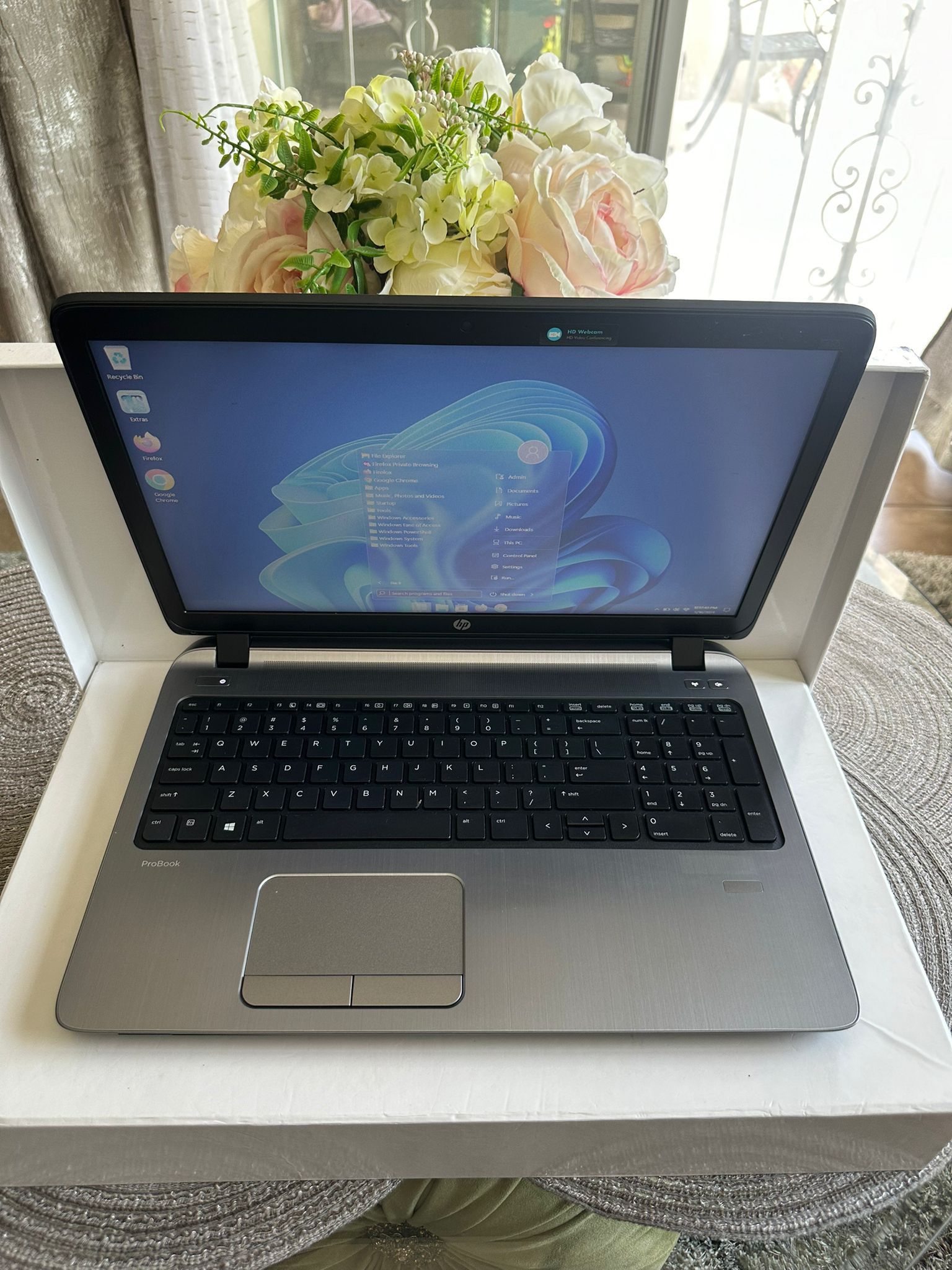 HP ProBook 450 15.6” Laptop Intel i5 8GB RAM 500GB HDD Windows 11 and Office - $119  See pictures for details. Charger included.   Please see our item